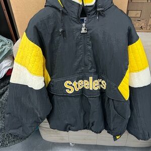 Pittsburgh Steelers Black and Yellow puffer Jacket